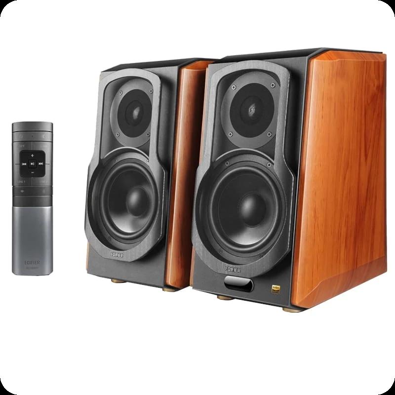 Edifier S1000W 120W WiFi/Bluetooth Negro, Madera - Sistema de altavoces activos