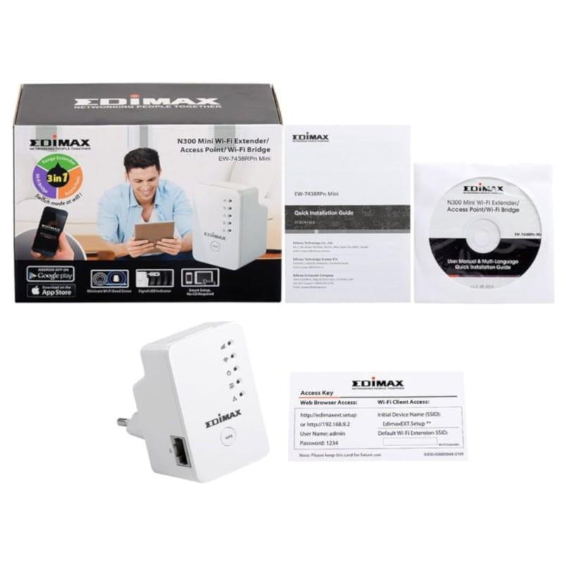 Edimax EW-7438RPNMINI Repetidor WiFi Mini N300 - Caja