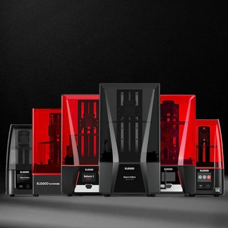 Impresoras de ELEGOO 8K Resina Estándar Color Gris Para Impresoras 3D de Resina LCD - 1KG