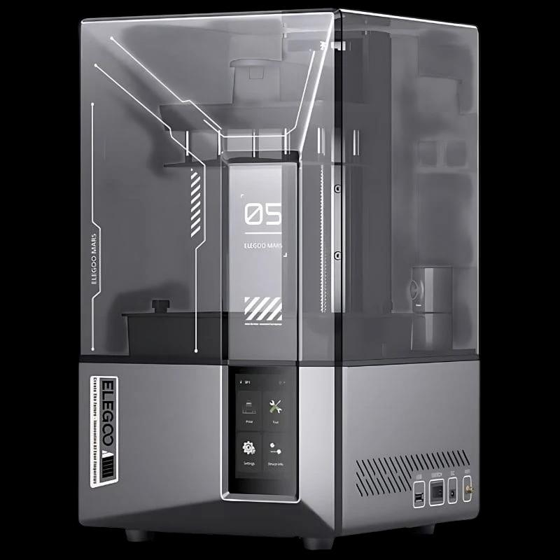 ELEGOO Mars 5 Ultra Mono LCD HD - 9K - Alta Velocidad hasta 150mm/h - Cámara Con IA - Tamaño de impresión 7 Pulgadas - Nivelación Automática - Impresora 3D de resina