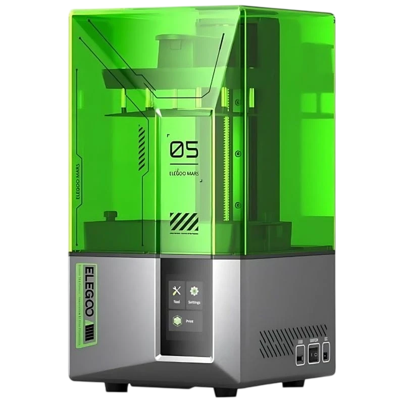 ELEGOO Mars 5 Mono LCD HD - 4K - Velocidad 77mm/h - Tamaño de impresión 6.6 Pulgadas - Nivelación Automática - Impresora 3D de resina