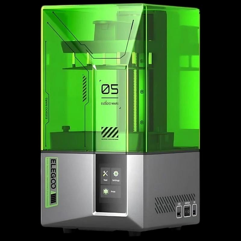 ELEGOO Mars 5 Mono LCD HD - 4K - Velocidad 77mm/h - Tamaño de impresión 6.6 Pulgadas - Nivelación Automática - Impresora 3D de resina