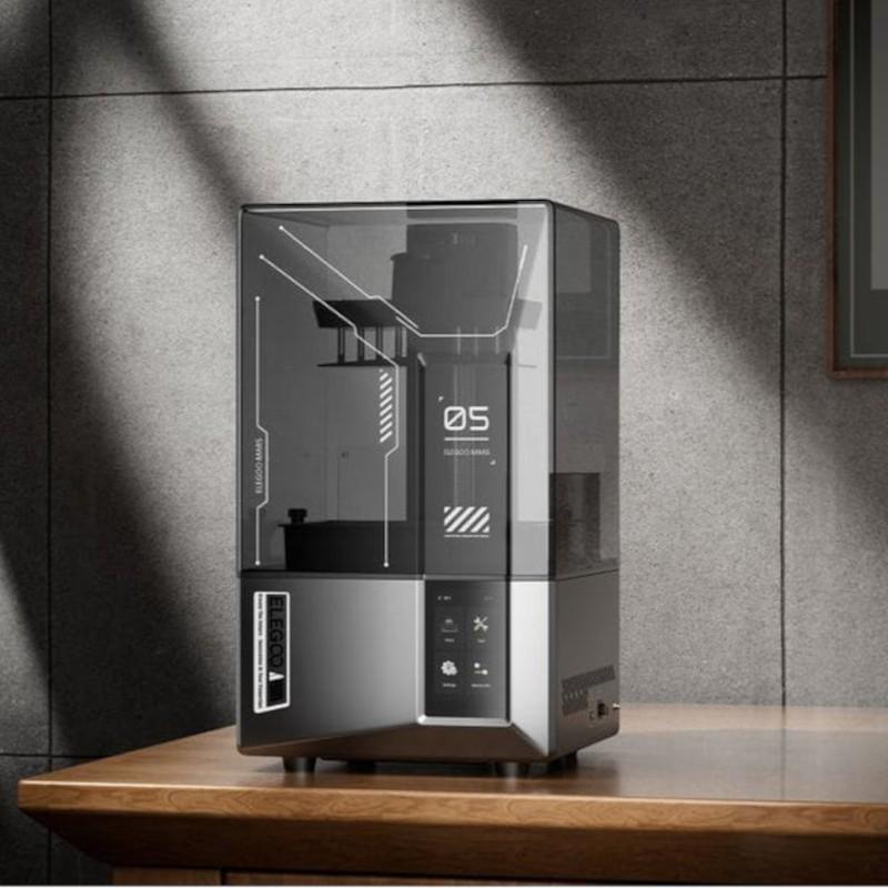 Impresora de ELEGOO Mars 5 Ultra Mono LCD HD - 9K - Alta Velocidad hasta 150mm/h - Cámara Con IA - Tamaño de impresión 7 Pulgadas - Nivelación Automática - Impresora 3D de resina