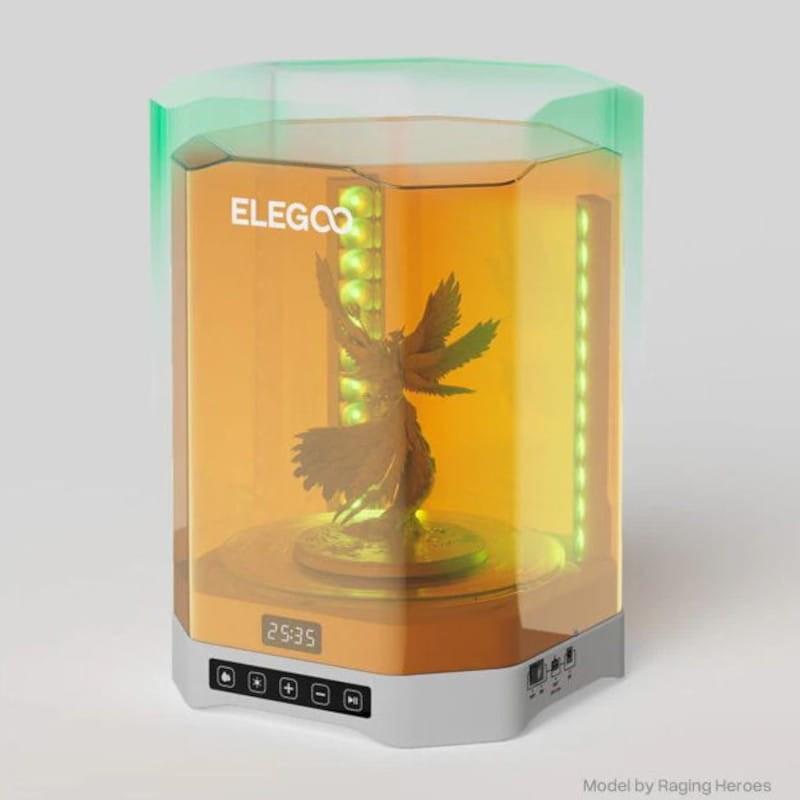 Interior de ELEGOO Mercury Plus V3.0 Estación de Lavado y Curado