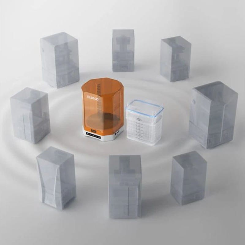 Alta compatibilidad de ELEGOO Mercury Plus V3.0 Estación de Lavado y Curado