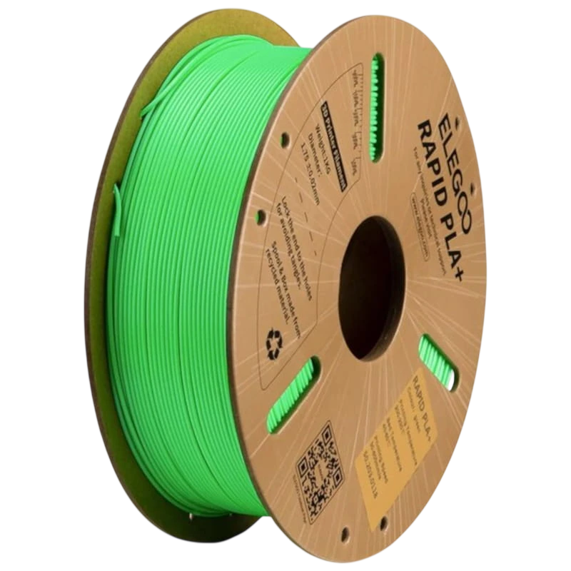 Filamento ELEGOO Rapid PLA + (PLUS) - 1,75mm - Impressão a alta velocidade até 600mm/s - Bobine de 1kge