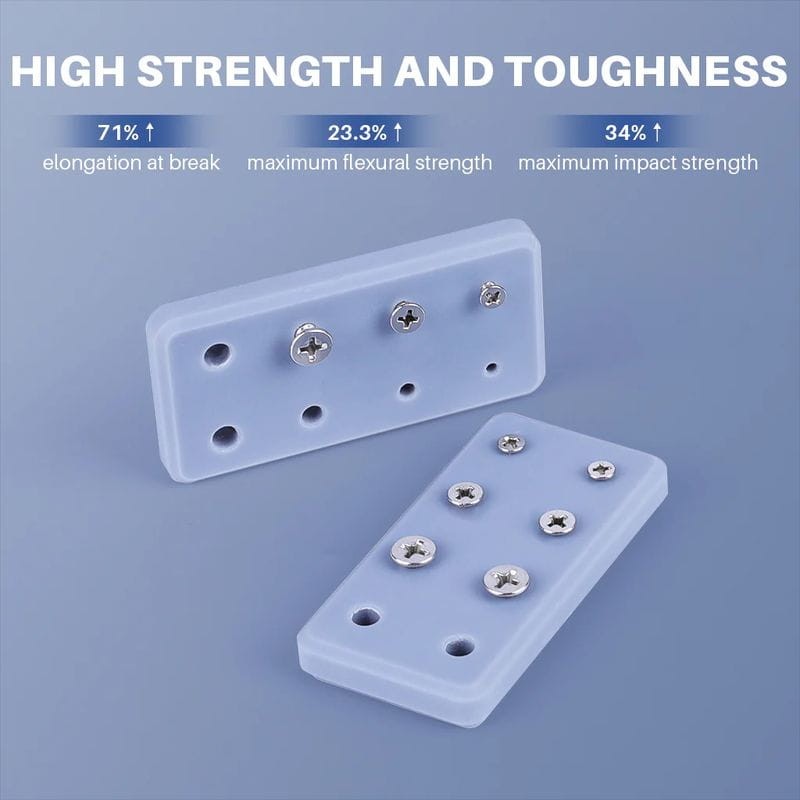 Alta qualidade de ELEGOO Resina ABS V3.0 Branco para Impressoras 3D de Resina LCD - 1KG