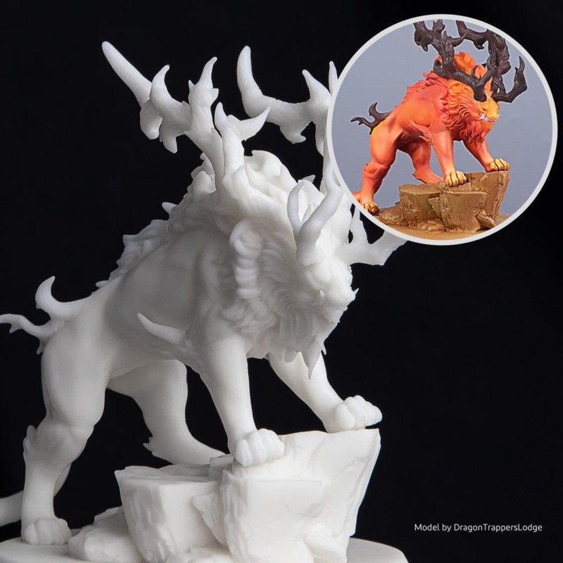 Resina Standard ELEGOO v2.0 Cor Branca com Fotopolímero de Alta Precisão