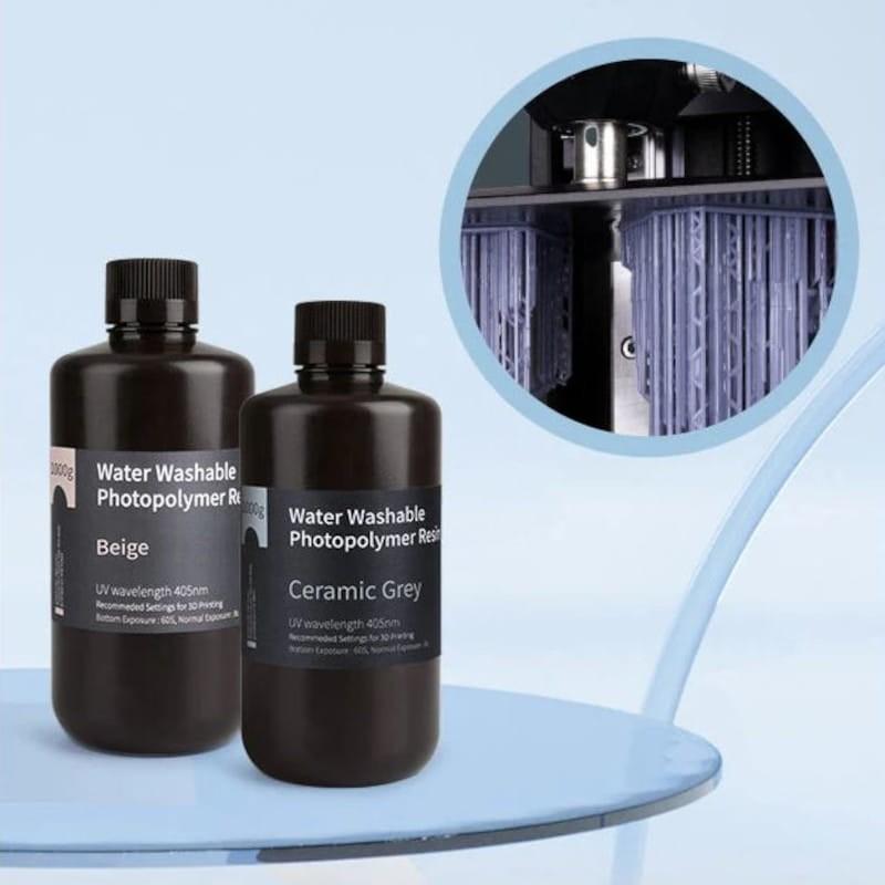 Tipo de ELEGOO Resina Lavável em Água Cor Cinza Para Impressoras 3D de Resina LCD - 1Kg