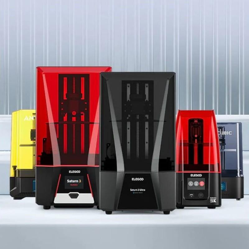 Impressoras de ELEGOO Resina Lavável em Água Cor Cinza Para Impressoras 3D de Resina LCD - 1Kg