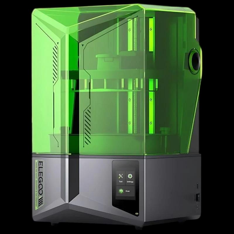 Elegoo Saturn 4 Mono LCD HD - 12K - Alta Velocidade Tamanho de impressão 218x220x122mm Sensor inteligente - Impressora 3D de resina