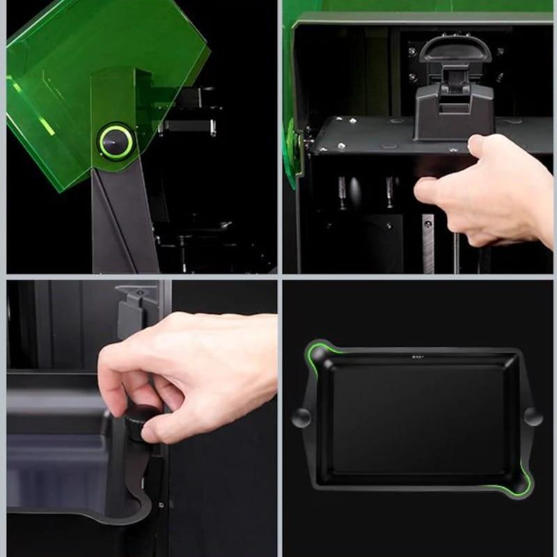 Detalhes de Elegoo Saturn 4 Mono LCD HD - 12K - Alta Velocidade Tamanho de impressão 218x220x122mm Sensor inteligente - Impressora 3D de resina