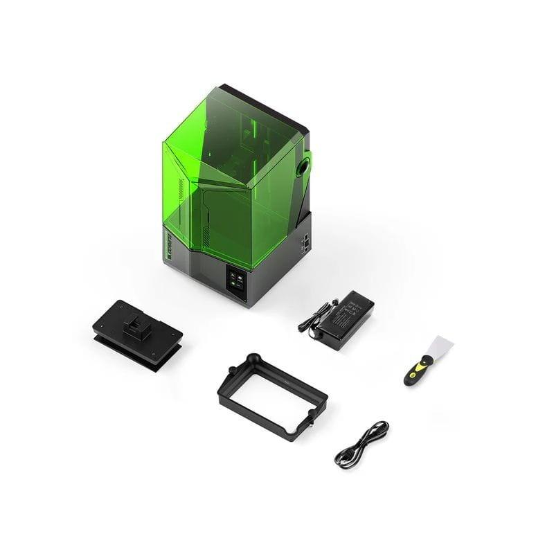 Conteúdo de Elegoo Saturn 4 Mono LCD HD - 12K - Alta Velocidade Tamanho de impressão 218x220x122mm Sensor inteligente - Impressora 3D de resina