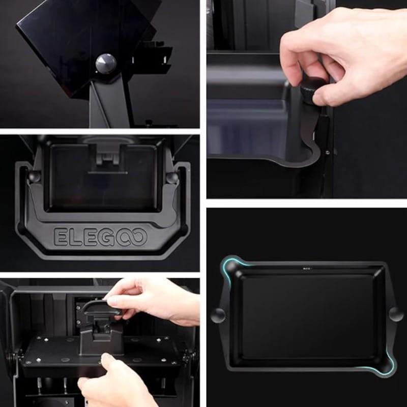 Detalhes de Elegoo Saturn 4 Ultra Mono LCD HD - 12K - Alta Velocidade Tamanho de impressão de 218x220x122mm, Monitorização de impressão AI - Impressora 3D de resina