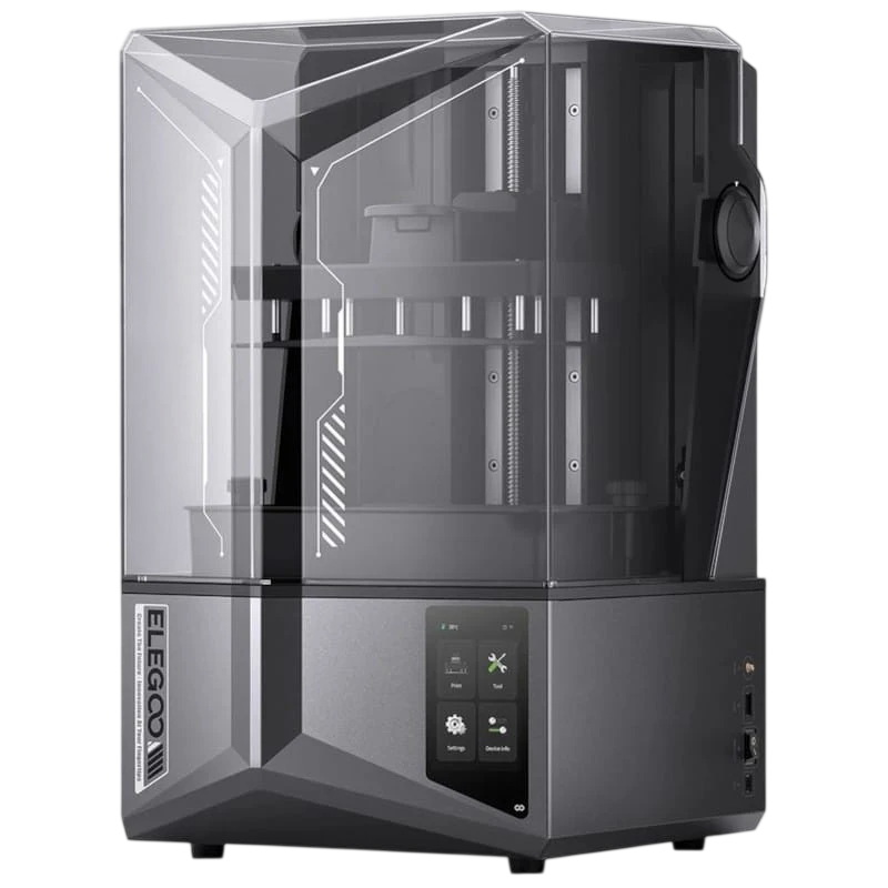 Elegoo Saturn 4 Ultra Mono LCD HD - 12K - Alta velocidad Tamaño de impresión 218x220x122mm, Monitoreo de Impresión con IA - Impresora 3D de resina