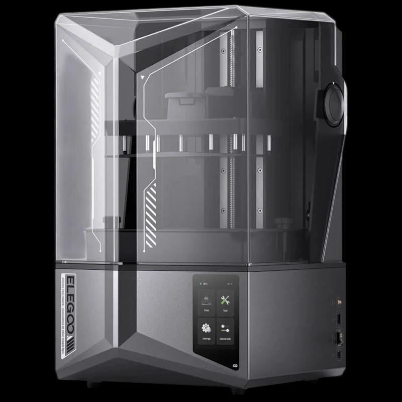 Elegoo Saturn 4 Ultra Mono LCD HD - 12K - Alta Velocidade Tamanho de impressão de 218x220x122mm, Monitorização de impressão AI - Impressora 3D de resina