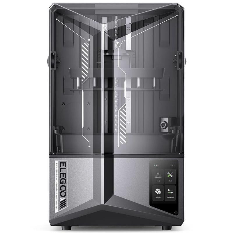 Frontal de Elegoo Saturn 4 Ultra Mono LCD HD - 12K - Alta Velocidade Tamanho de impressão de 218x220x122mm, Monitorização de impressão AI - Impressora 3D de resina