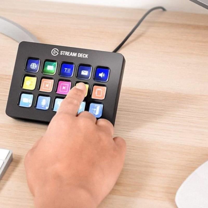 Elgato Stream Deck MK.2 15 Boutons Noir - Contrôleur de Streaming - Adaptable