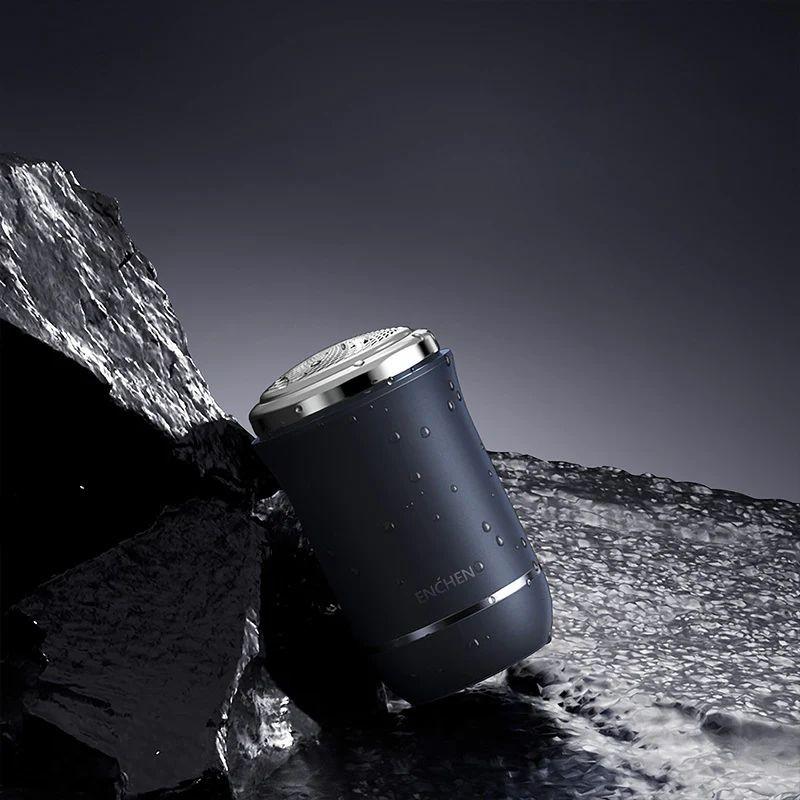 Adaptável Máquina de barbear Enchen Traveler Azul