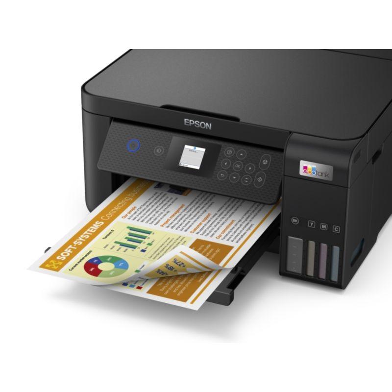 Impresora Epson EcoTank ET-2850 con depósitos de tinta rellenables