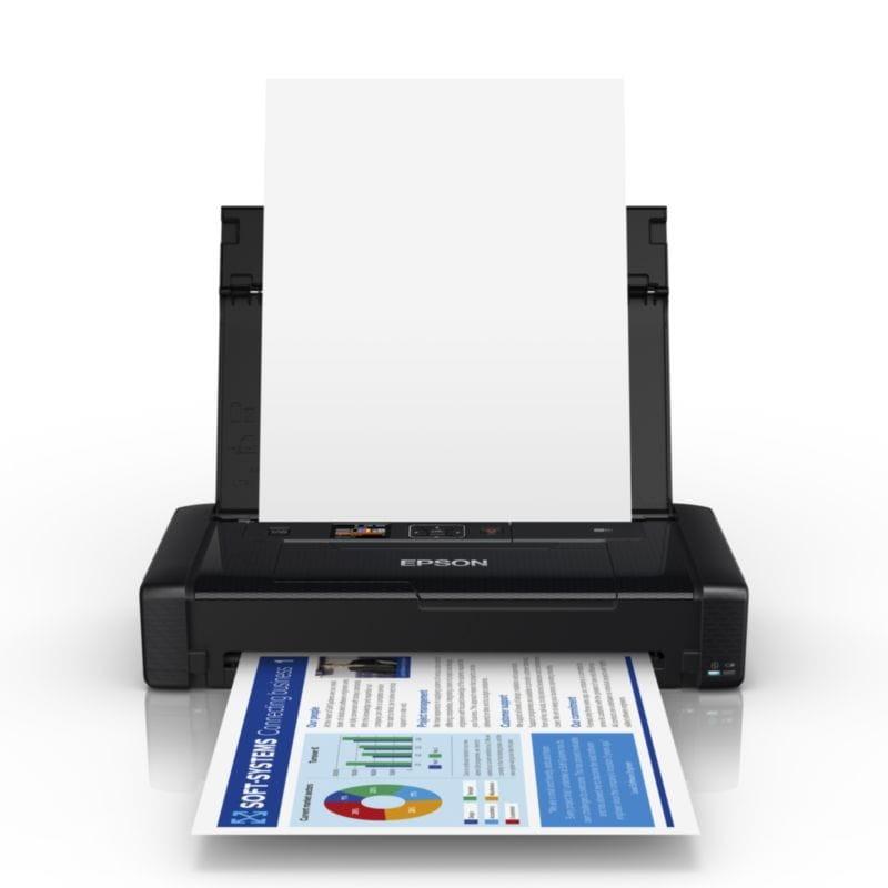 Impresora portátil Epson WorkForce WF-110W con tamaño máximo A4