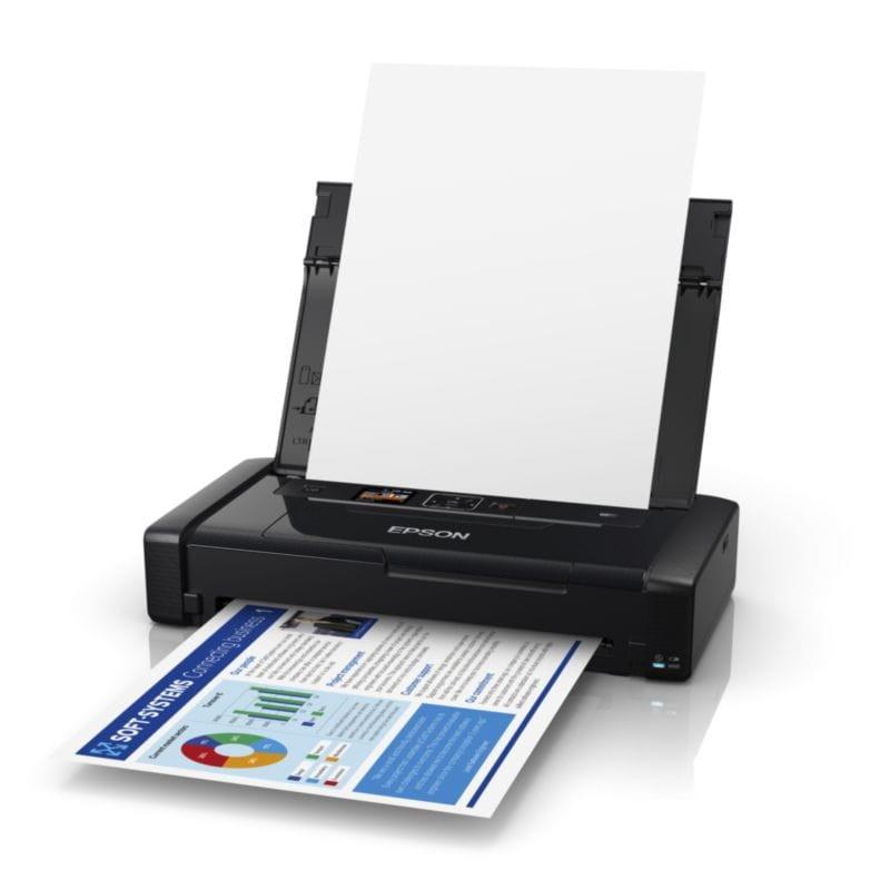 Impresora portátil Epson WorkForce WF-110W con inyección de tinta