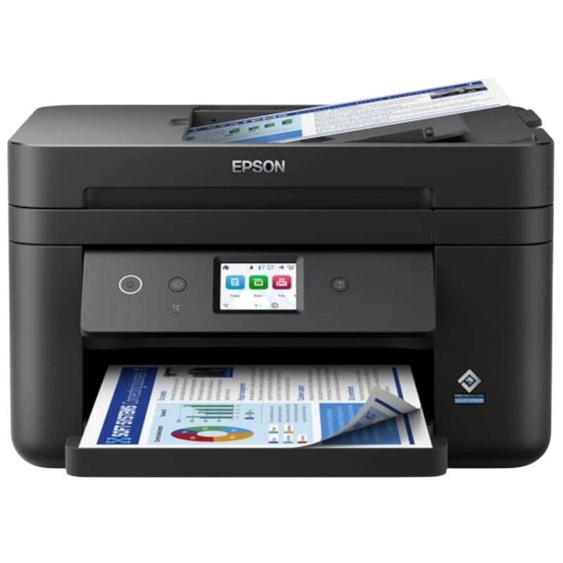 Impresora de Tinta Epson WorkForce WF-2960DWF Multifunción Tinta Color WiFi Negro