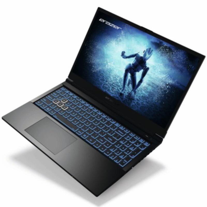 Vista geral do Erazer Deputy P60/Intel Core i7 13620H/16GB/1TB/RTX 4070 Preto