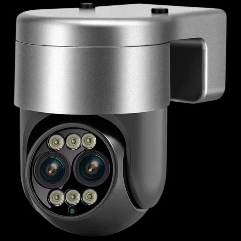 Escam G03 4+4 MP Lente Dupla PTZ 8x Zoom WiFi Cinza - Câmara de Segurança IP