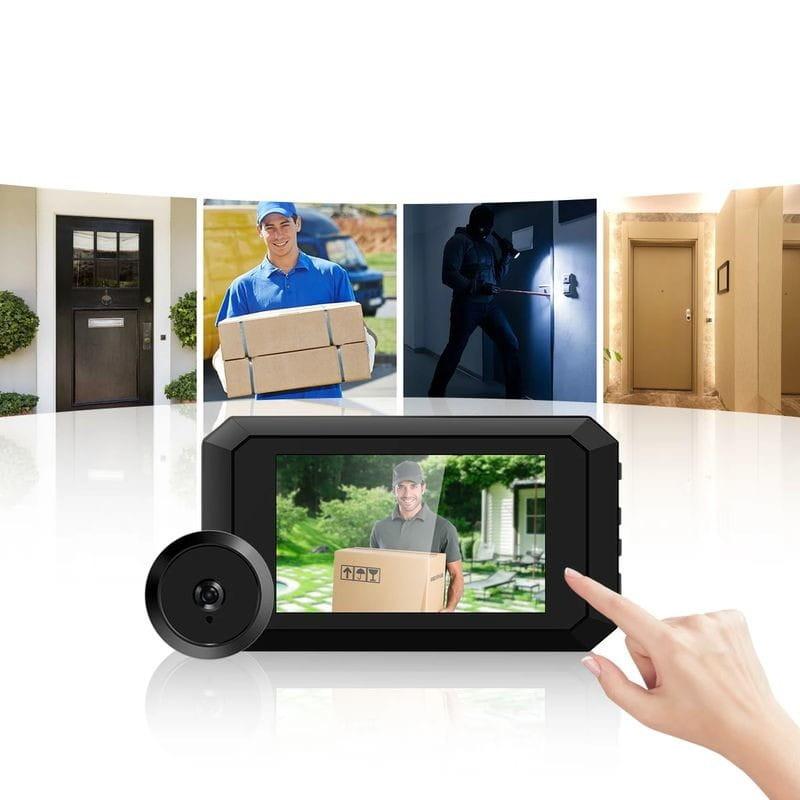 Adaptable Escam C23-G 2 MP 3.97 Pulgadas Negro - Mirilla digital