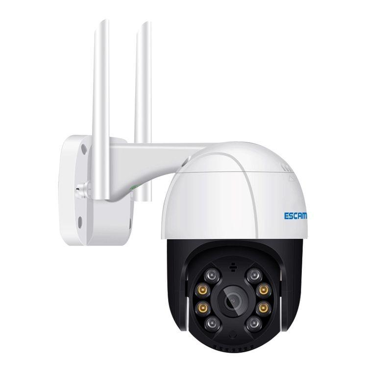 Latérale de Escam QF518 5MP P/T WiFi Blanc - Caméra de sécurité IP