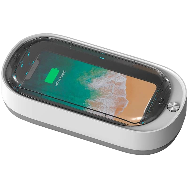Esterilizador de Smartphone con Cargador Inalámbrico S100