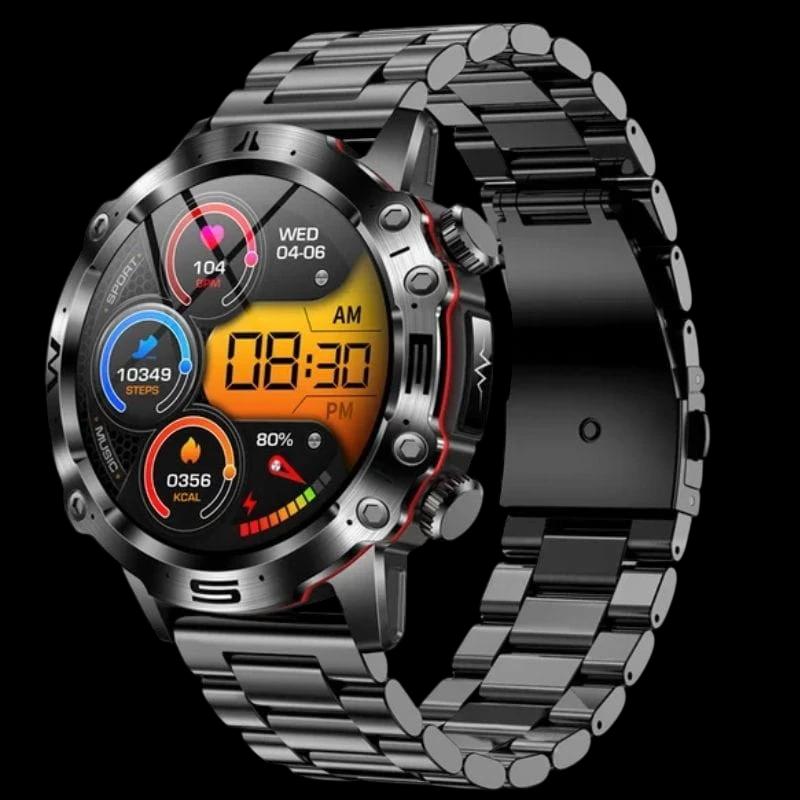 ET580 Noir Bracelet Métallique - Montre connectée