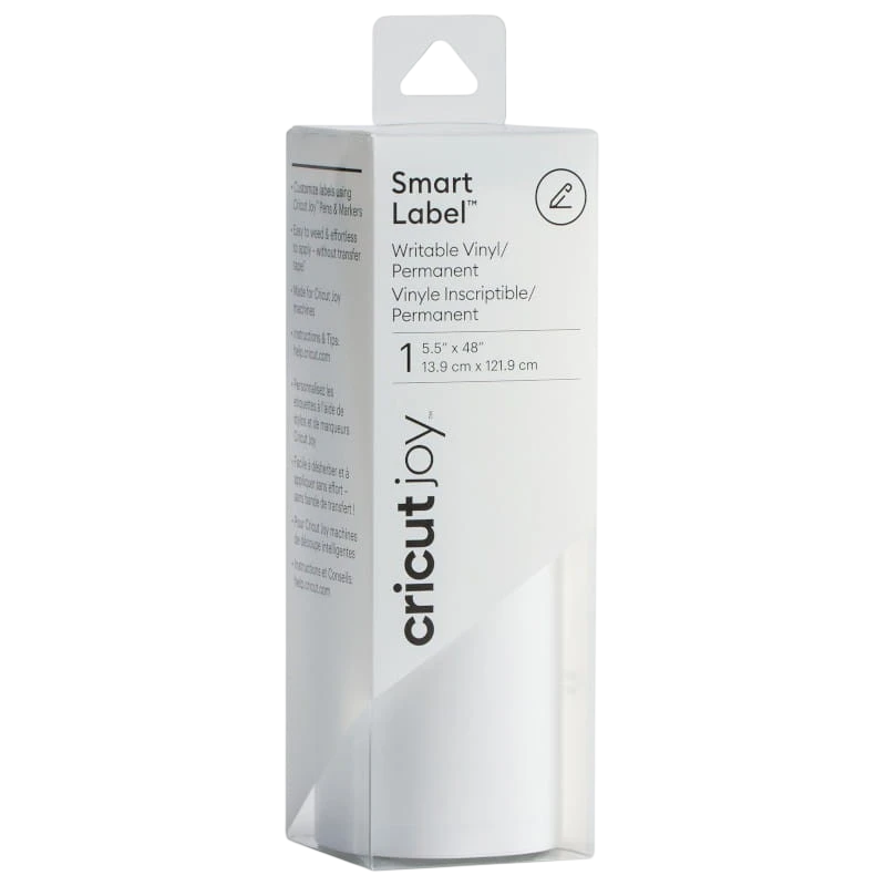 Etiqueta Autoadhesiva Cricut Joy Vinilo Escribible 13.9 x 12.2 cm Blanco