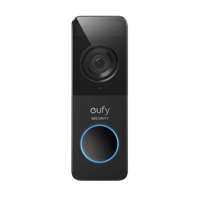 Vista frontal del Videoportero Eufy Security C210 FHD WDR Negro/Blanco