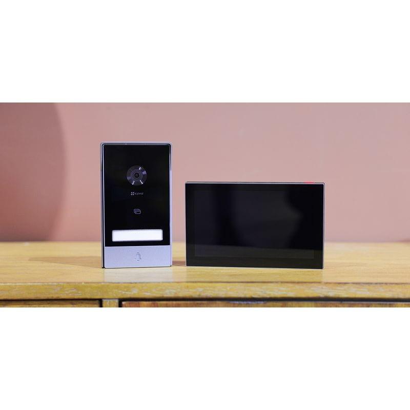 Trousse de EZVIZ HP7 2K Audio Bidirectionnel Argent - Interphone Vidéo