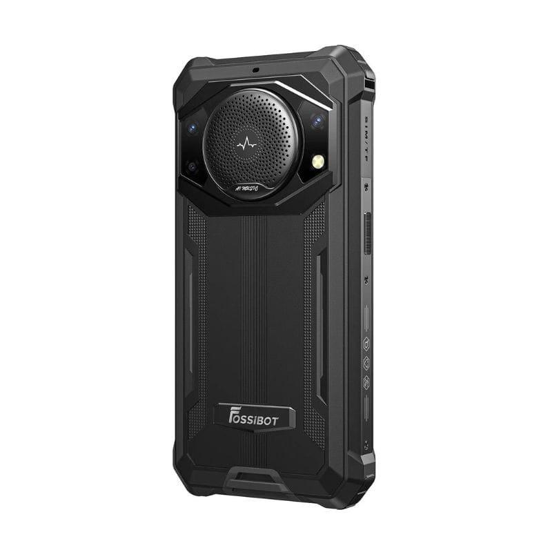 Fossibot F101P 4GB/64GB Negro - Teléfono móvil lateral trasera