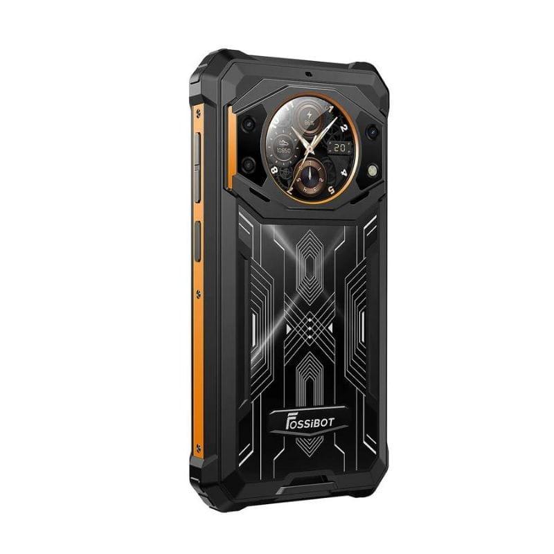 Fossibot F101 Pro 8GB/128GB Naranja - Teléfono móvil vista trasera derecha