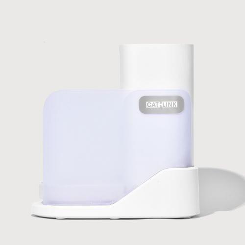 Comedero inteligente con reconocimiento facial CATLINK FACELINK Blanco imagen lateral