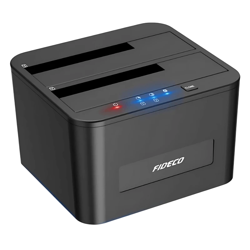 FIDECO YPZ04S2 USB 3.0 SATA - Estación Docking de clonado HDD/SSD