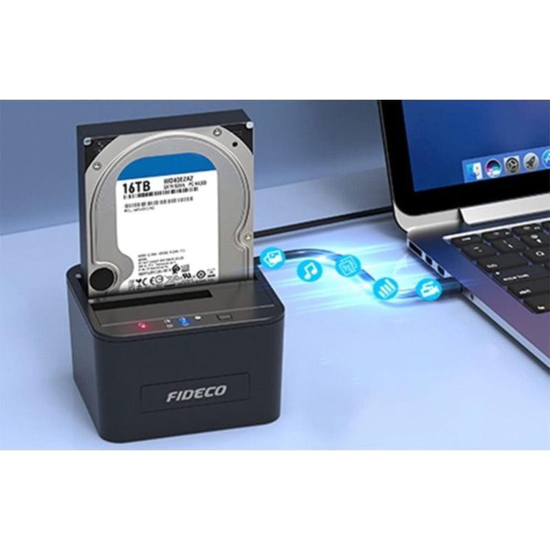 Estação de Clonagem HDD/SSD FIDECO YPZ04S2 USB 3.0 SATA