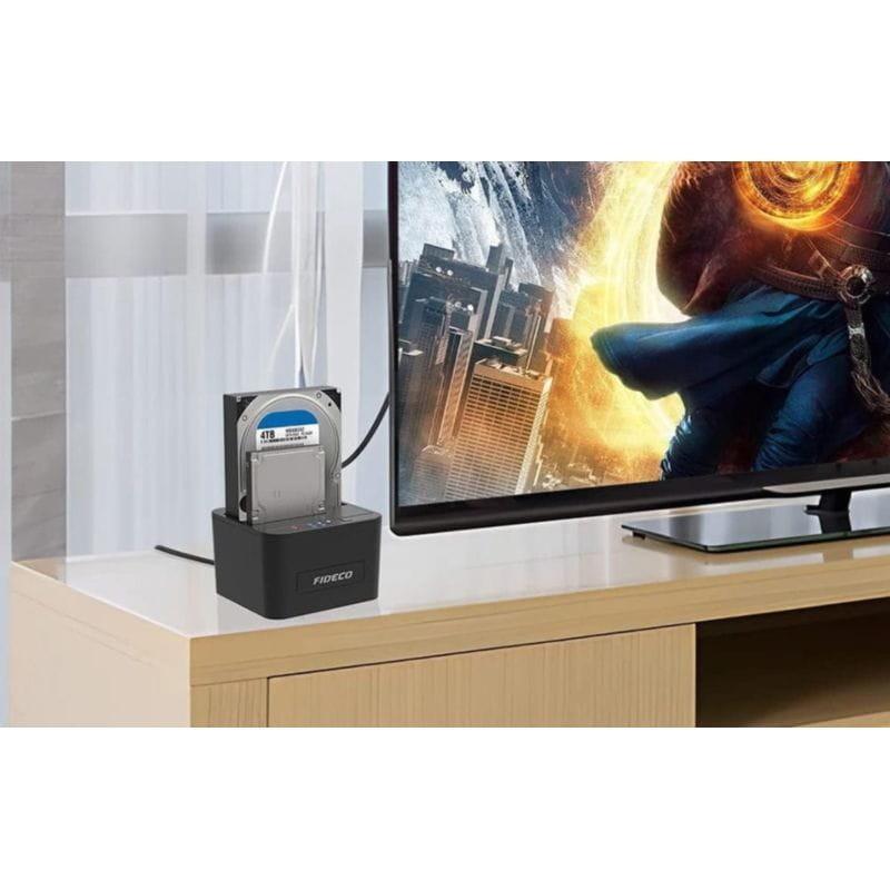Estação de Clonagem FIDECO YPZ04S2 USB 3.0 SATA com Conexão USB 3.0
