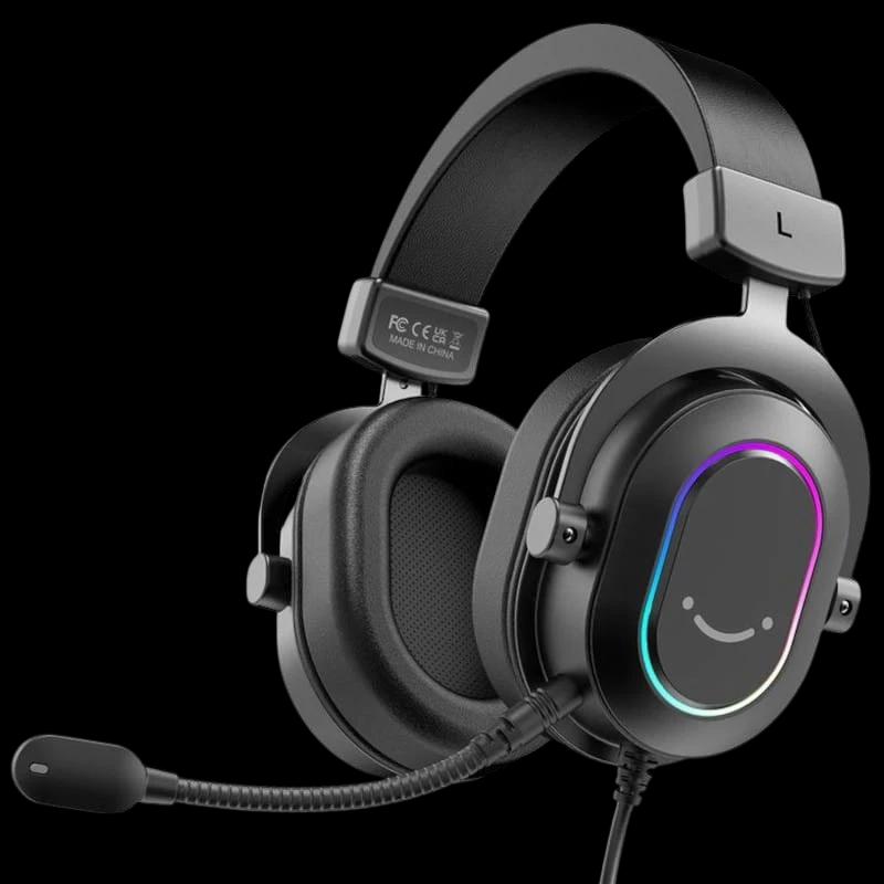 Fifine AmpliGame H6 USB Noir - Casque de jeu