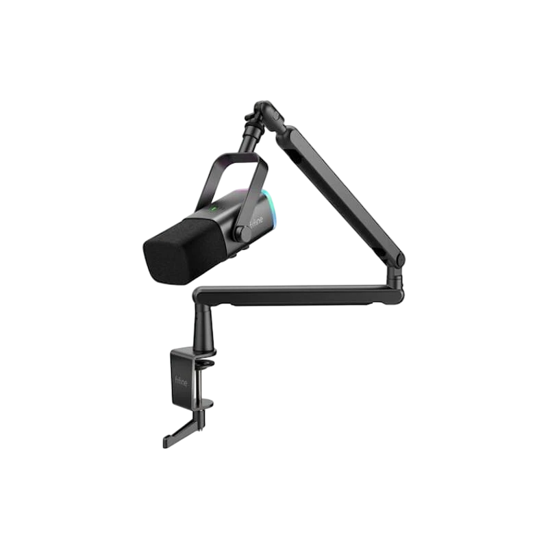 Fifine AmpliGame TAM8 Micrófono USB para Grabación y Transmisión Negro