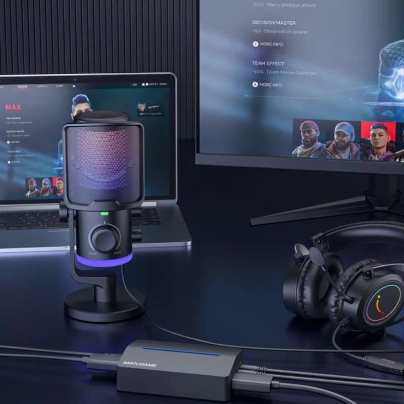 Adaptável Placa de captura FIFINE AmpliGame V3 Preto - Placa de captura de vídeo