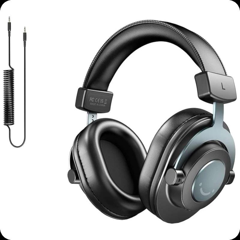 FIFINE H8 Streaming/Estudio Jack 3.5mm Negro - Auriculares con Cable