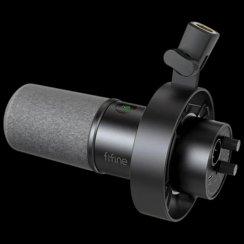 Fifine K688 USB Dynamic Noir - Microphone pour Enregistrement et Streaming sur PC