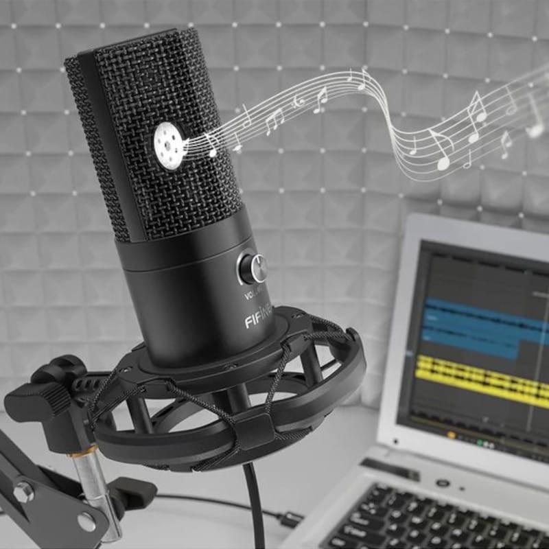 Fifine T669 Microfone USB para Gravação e Streaming no PC - Otima qualidade