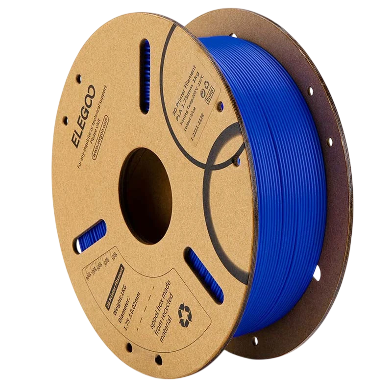 ELEGOO PLA Bleu pour Imprimantes 3D FDM - Filament 1.75mm Bobine de 1kg