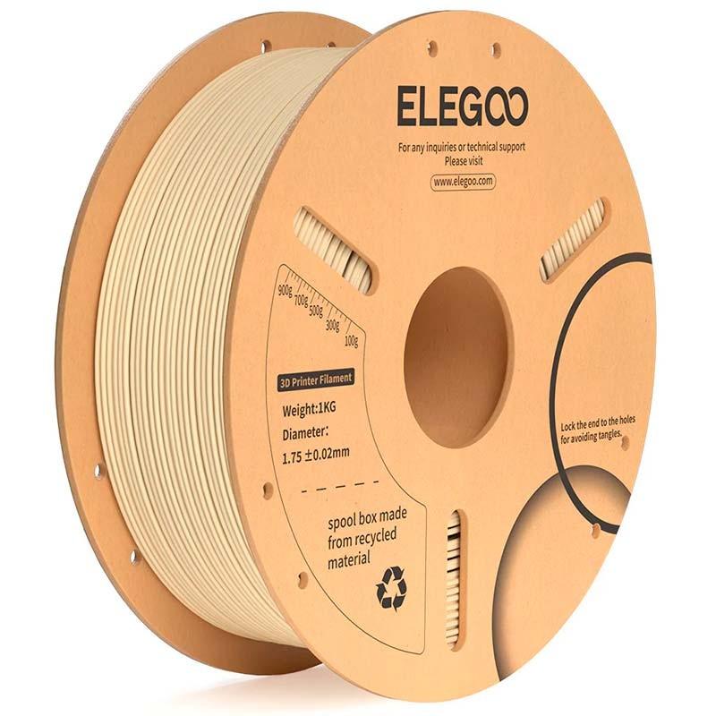 ELEGOO PLA Plus Bege para Impressoras 3D FDM - Filamento 1.75mm Bobina de 1kg